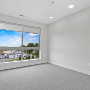 Model unit empty room