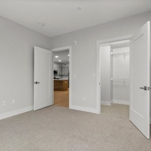 Model unit empty room